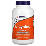 L-Lisina - 500mg, 250 vcaps, Now Foods