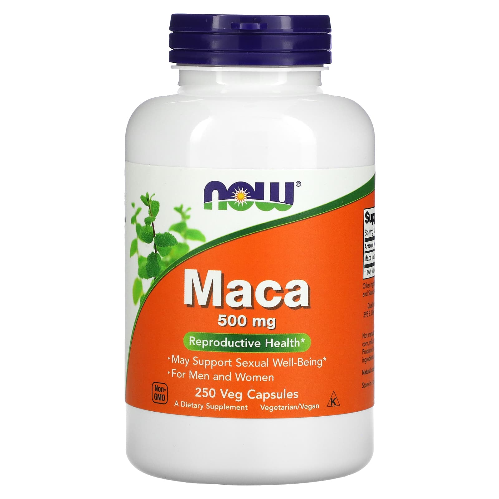 Maca - 500mg, 250 vcaps, Now Foods