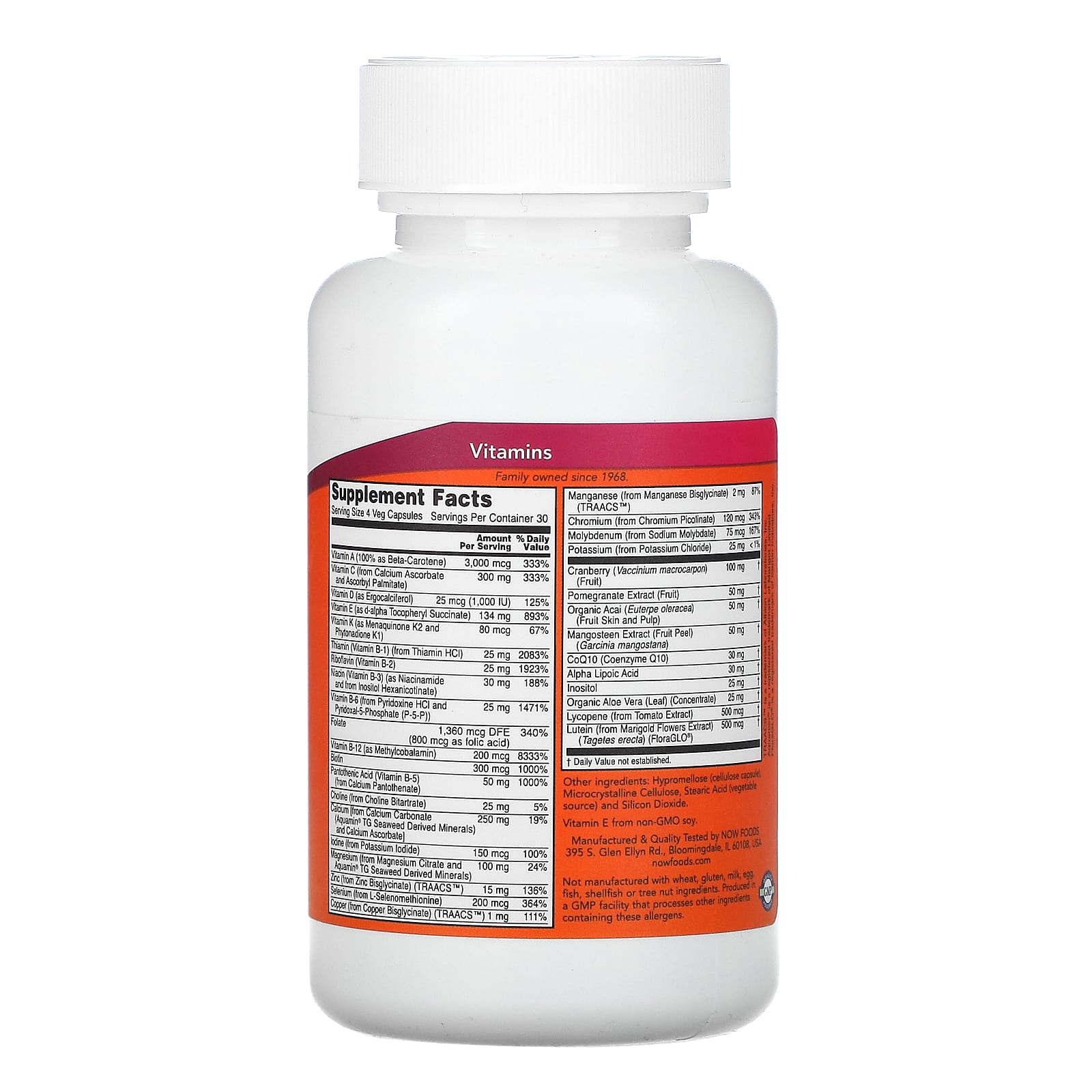 Eve Superior Multi Feminino - Eve Superior Multi Feminino, 120 vcaps, Now Foods
