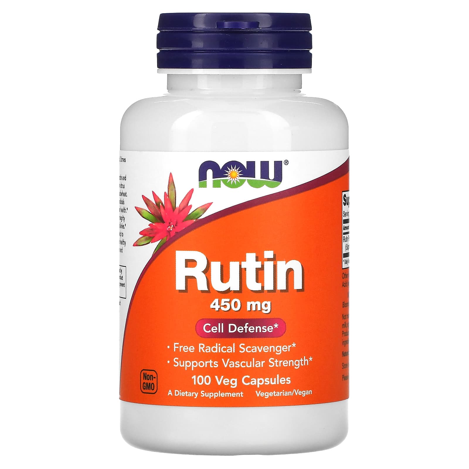 Rutina, 450mg, 100 vcaps, Now Foods