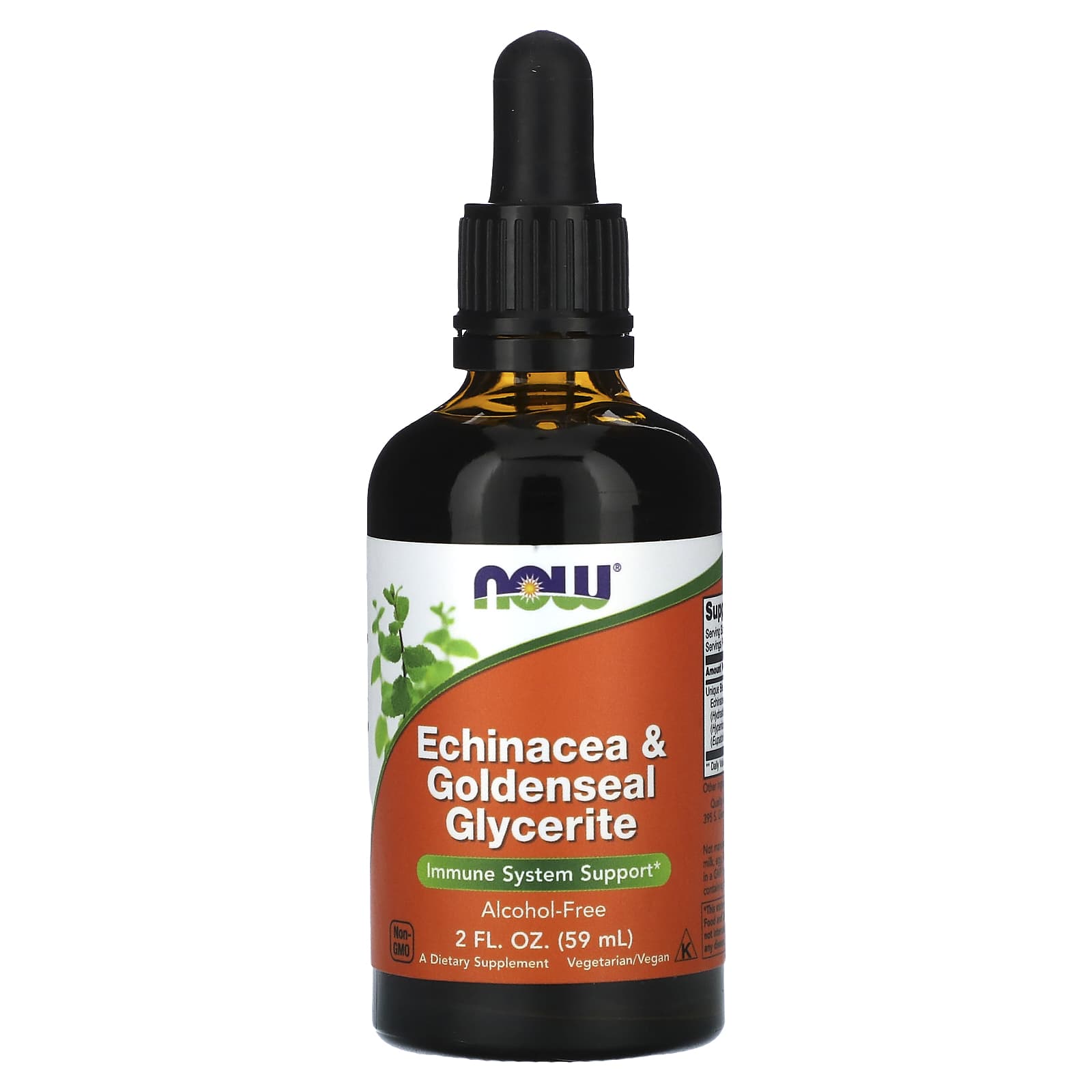 Glicerita de Equinácea e Hidraste, 60 ml., Now Foods