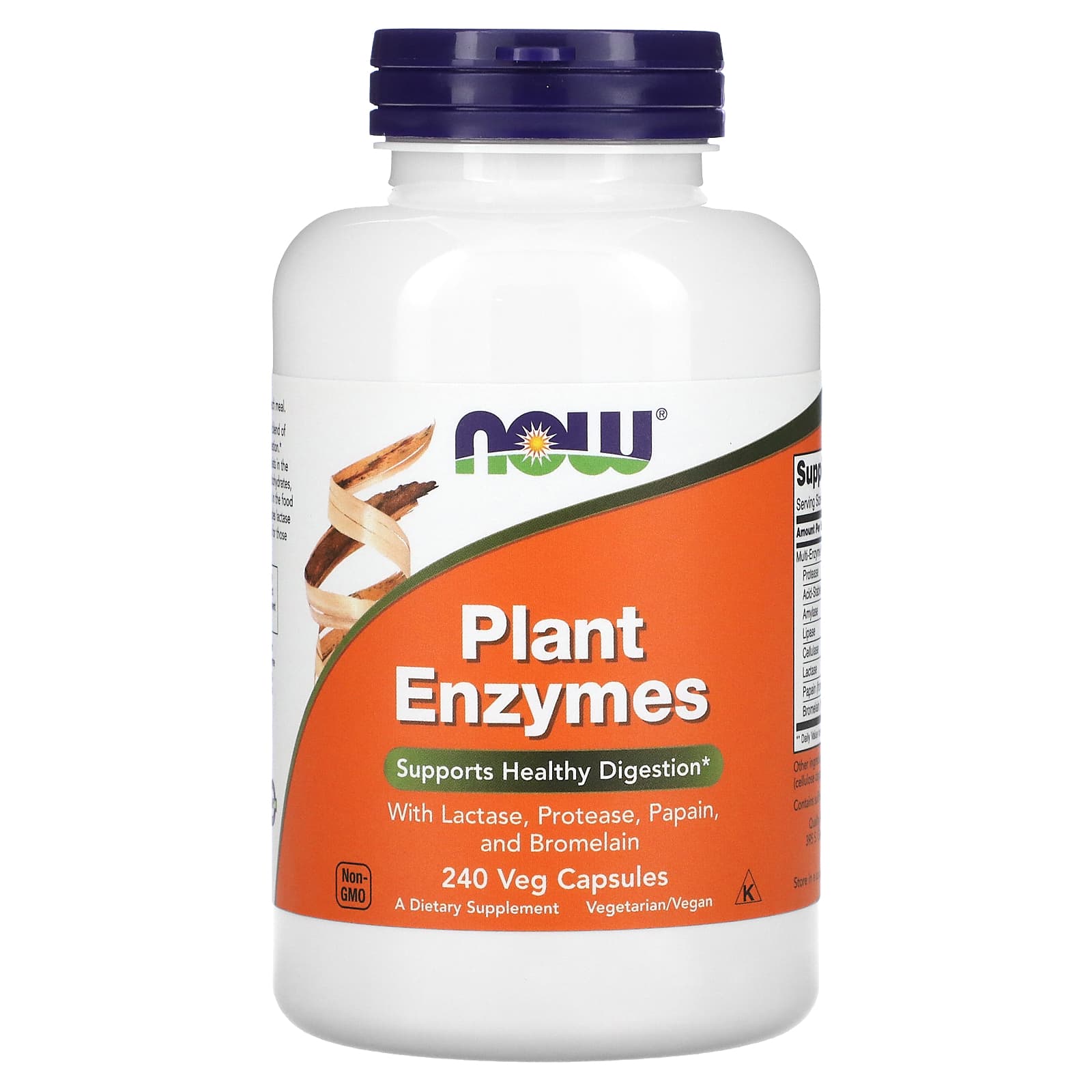 Enzimas vegetais, 240 vcaps, Now Foods
