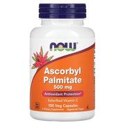 Palmitato de Ascorbila 500 mg, 100 Cápsulas Vegetarianas, Now Foods