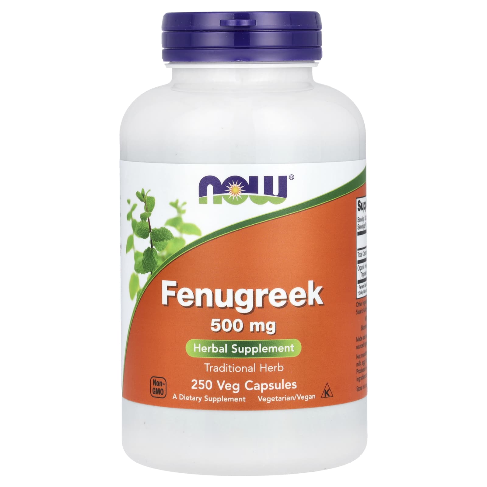 Feno-grego, 250 vcaps, Now Foods