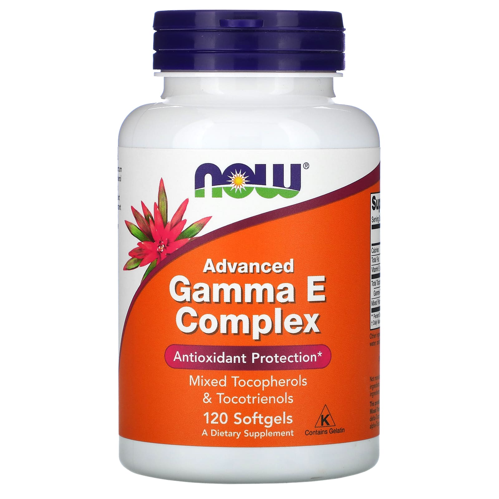 Complexo Gamma E Avançado, 120 softgels, Now Foods