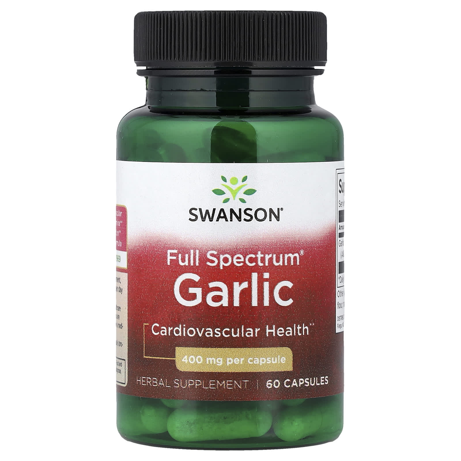 Alho de espectro completo, 400 mg