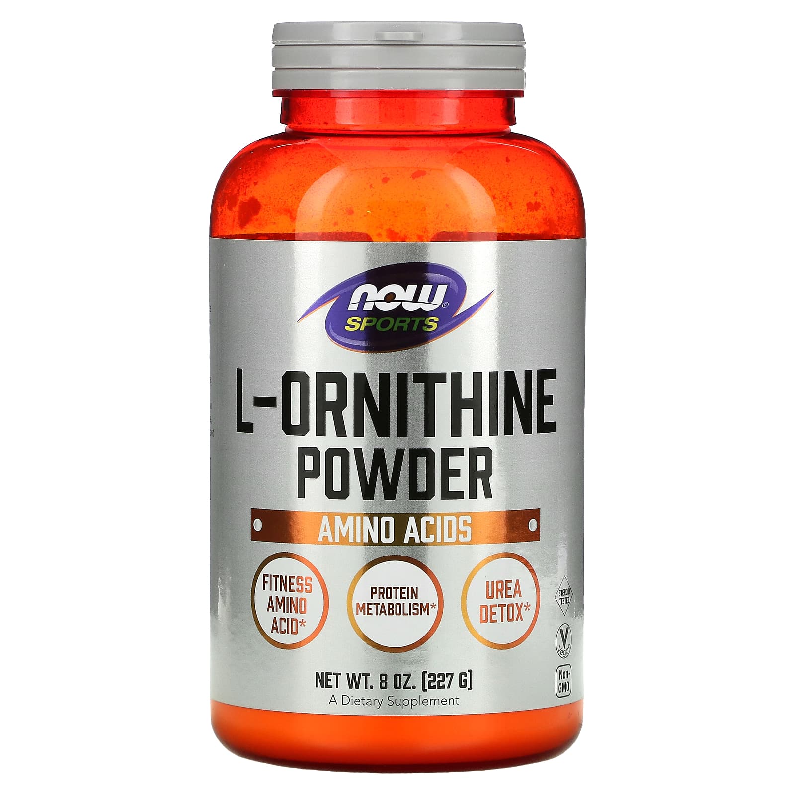 L-Ornitina - Pó, 227 gramas, Now Foods