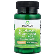 Probiótico Lactobacillus Rhamnosus com FOS, 60 Cápsulas, Swanson