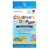 Óleo de peixe DHA Xtra infantil - 636 mg Berry Punch - 90 mini cápsulas gelatinosas, Nordic Naturals