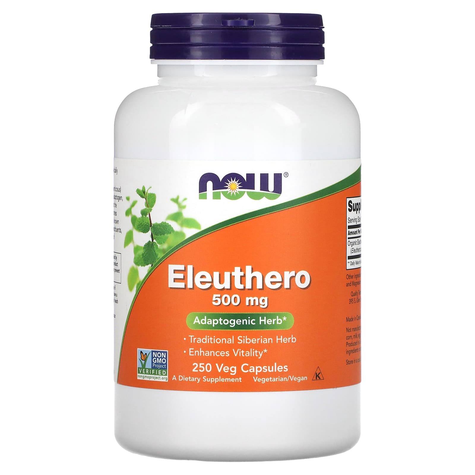 Eleuthero, 250 vcaps, Now Foods