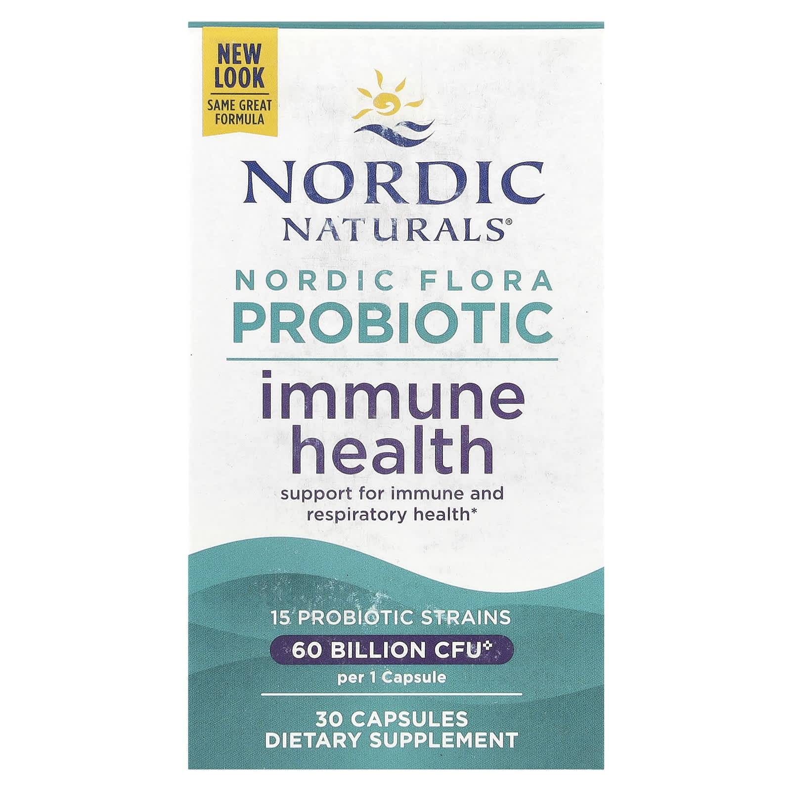Nordic Flora Probiótico Diário - 60 cápsulas, Nordic Naturals