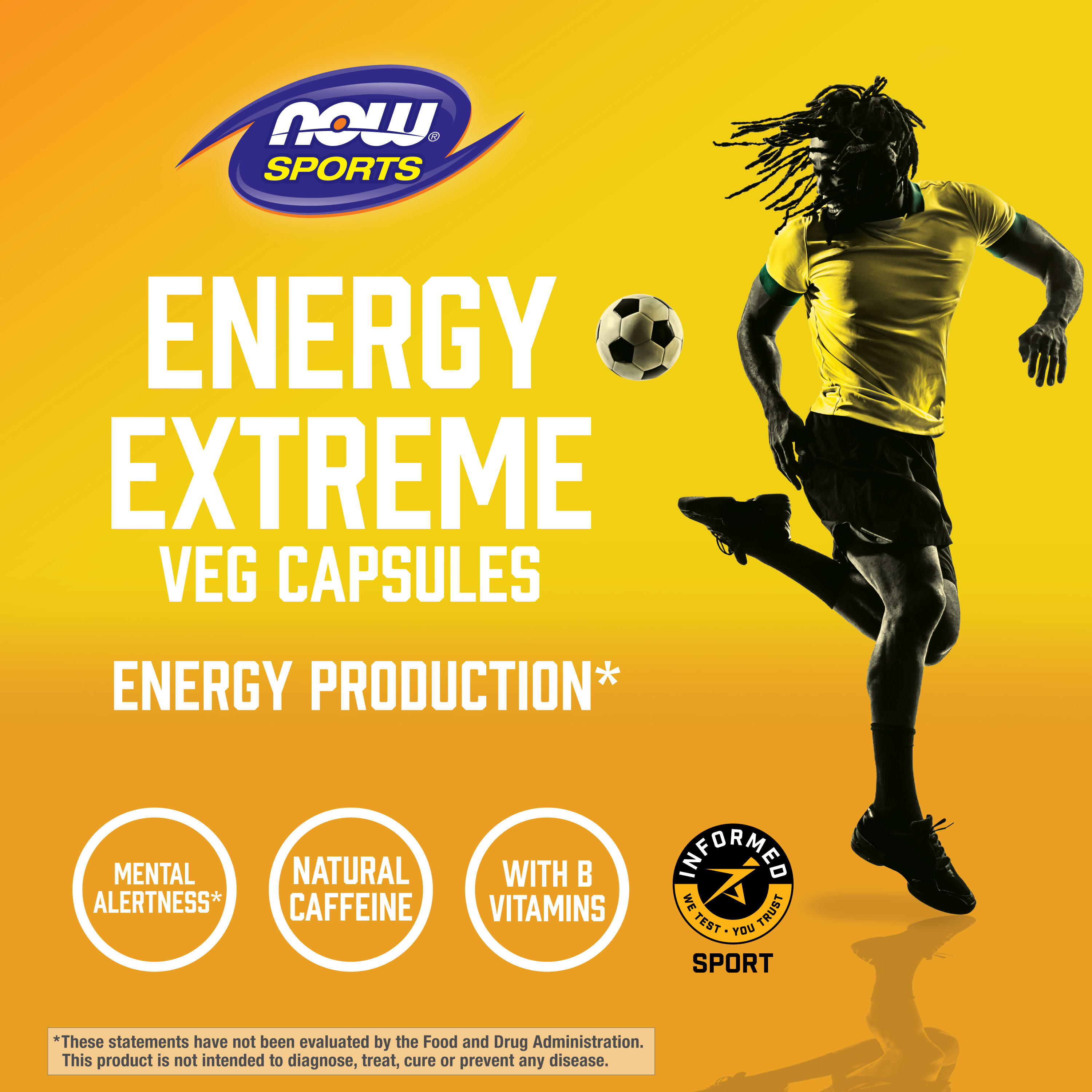 Esportes Energia Extrema, 90 vcaps, Now Foods