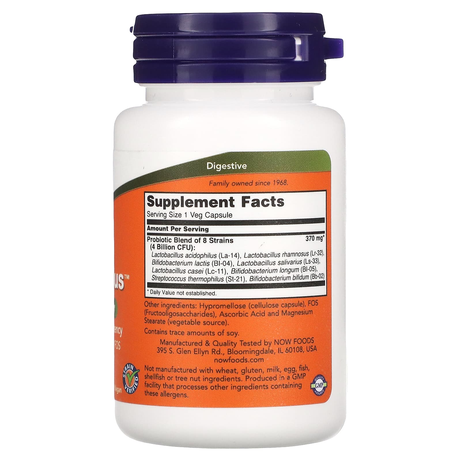 Gr8-Dophilus, 60 vcaps, Now Foods