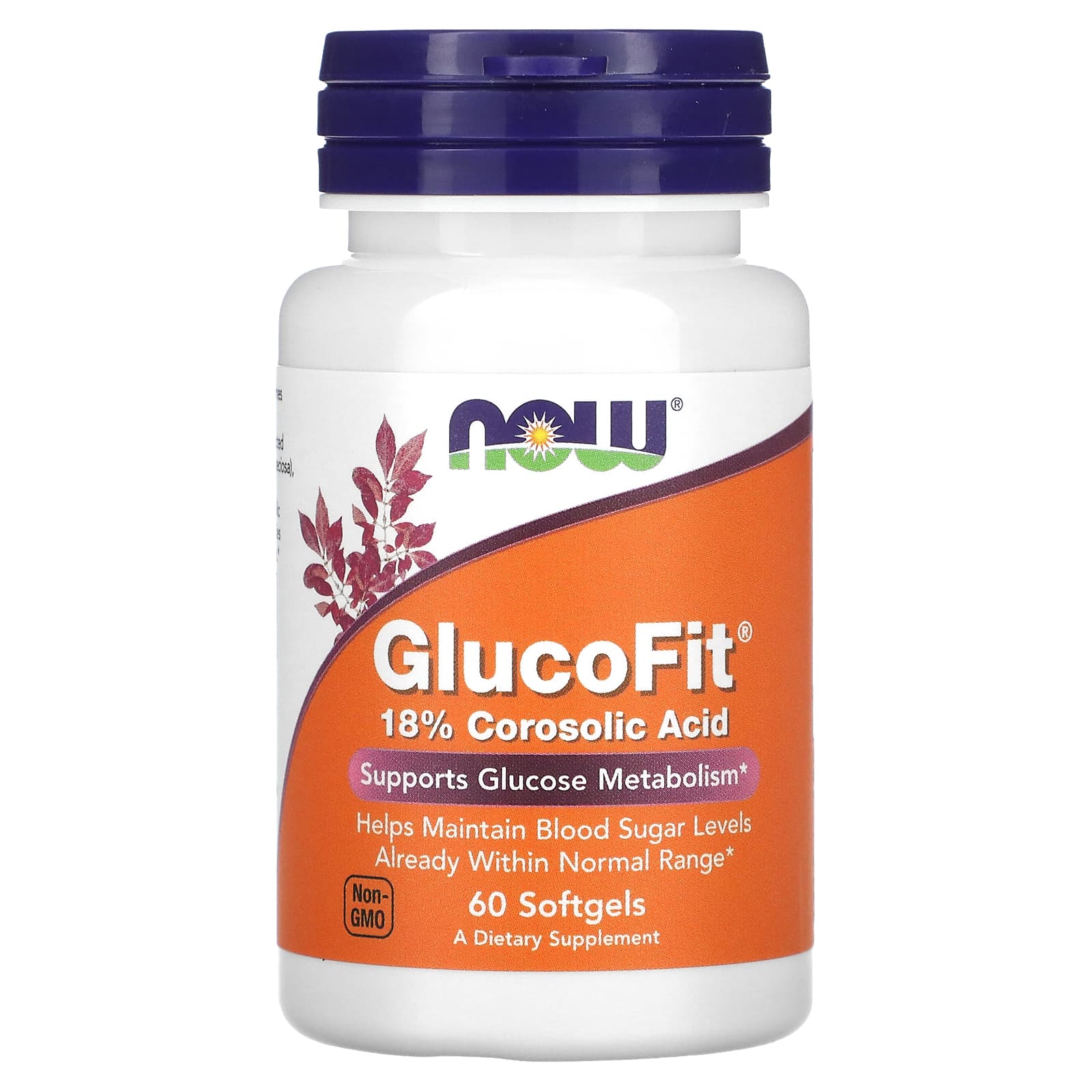 GlucoFit, 60 softgels, Now Foods