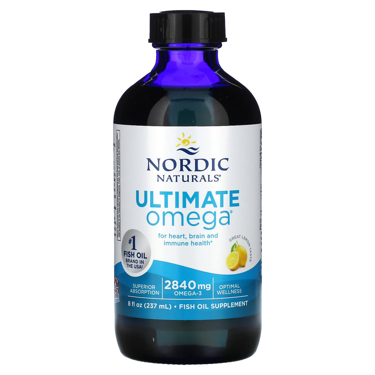 Ultimate Omega, Limão 2840 mg, 237 ml, Nordic Naturals