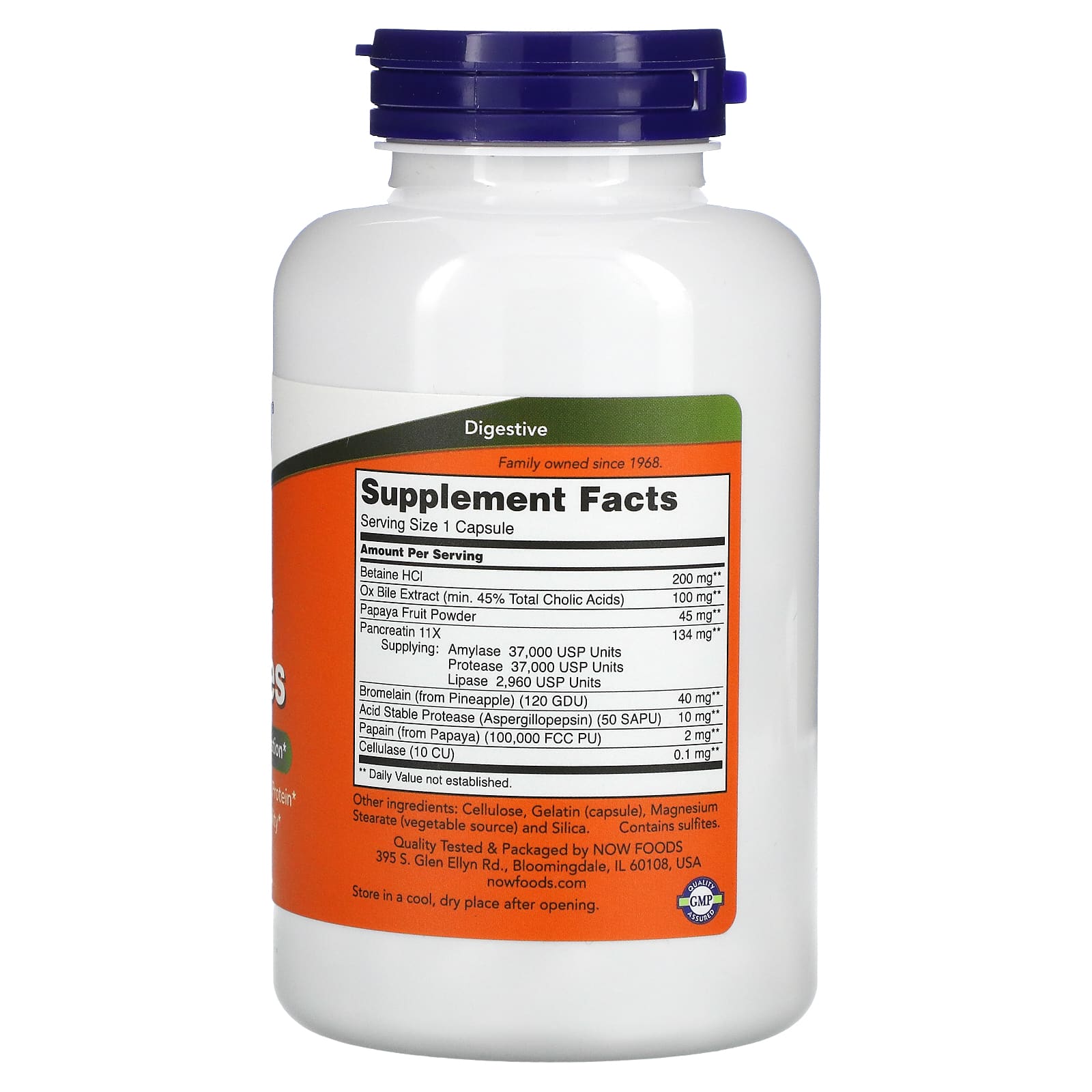 Super Enzimas 180 cápsulas - Now Foods