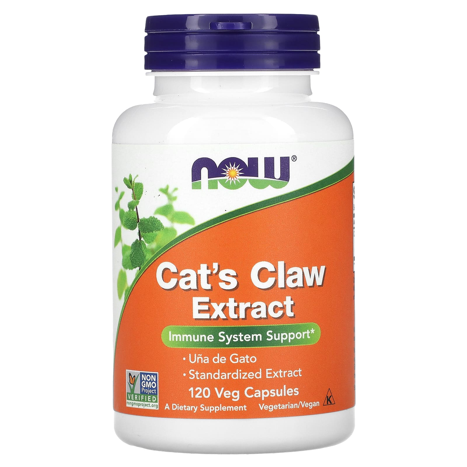 Extrato de unha de gato, 120 vcaps, Now Foods