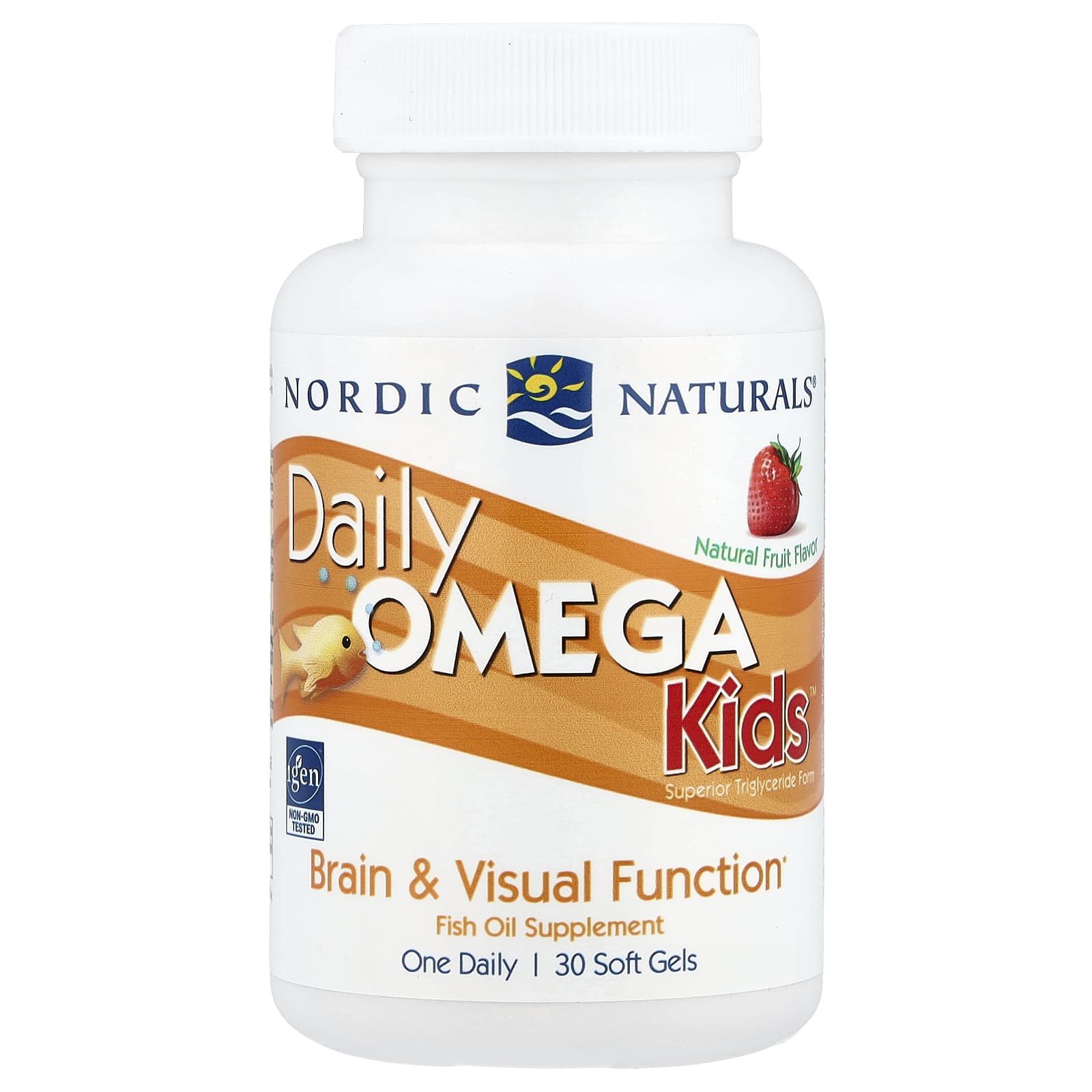 Daily Omega Kids™, Frutas Naturais, 30 Cápsulas Gelatinosas, Nordic Naturals