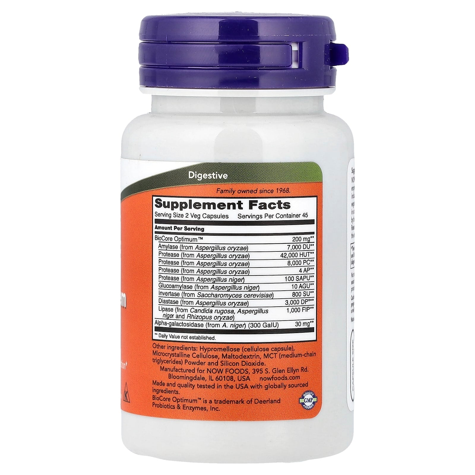 Sistema Digestivo Ótimo, 90 vcaps, Now Foods