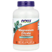 Citrato de Magnésio em Pó Puro, 227 g, Now Foods