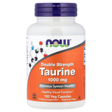 Taurina - 1000mg Dupla Força, 100 vcaps, Now Foods