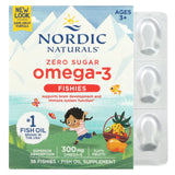 Peixes nórdicos com ômega-3, 300 mg de sabor delicioso de Tutti Frutti - 36 peixes, Nordic Naturals