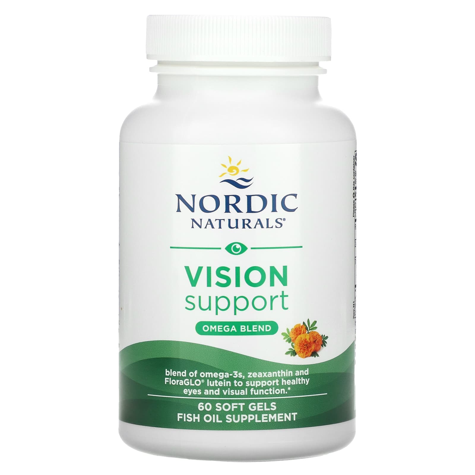 Suporte para a visão, 1460 mg - 60 cápsulas gelatinosas, Nordic Naturals