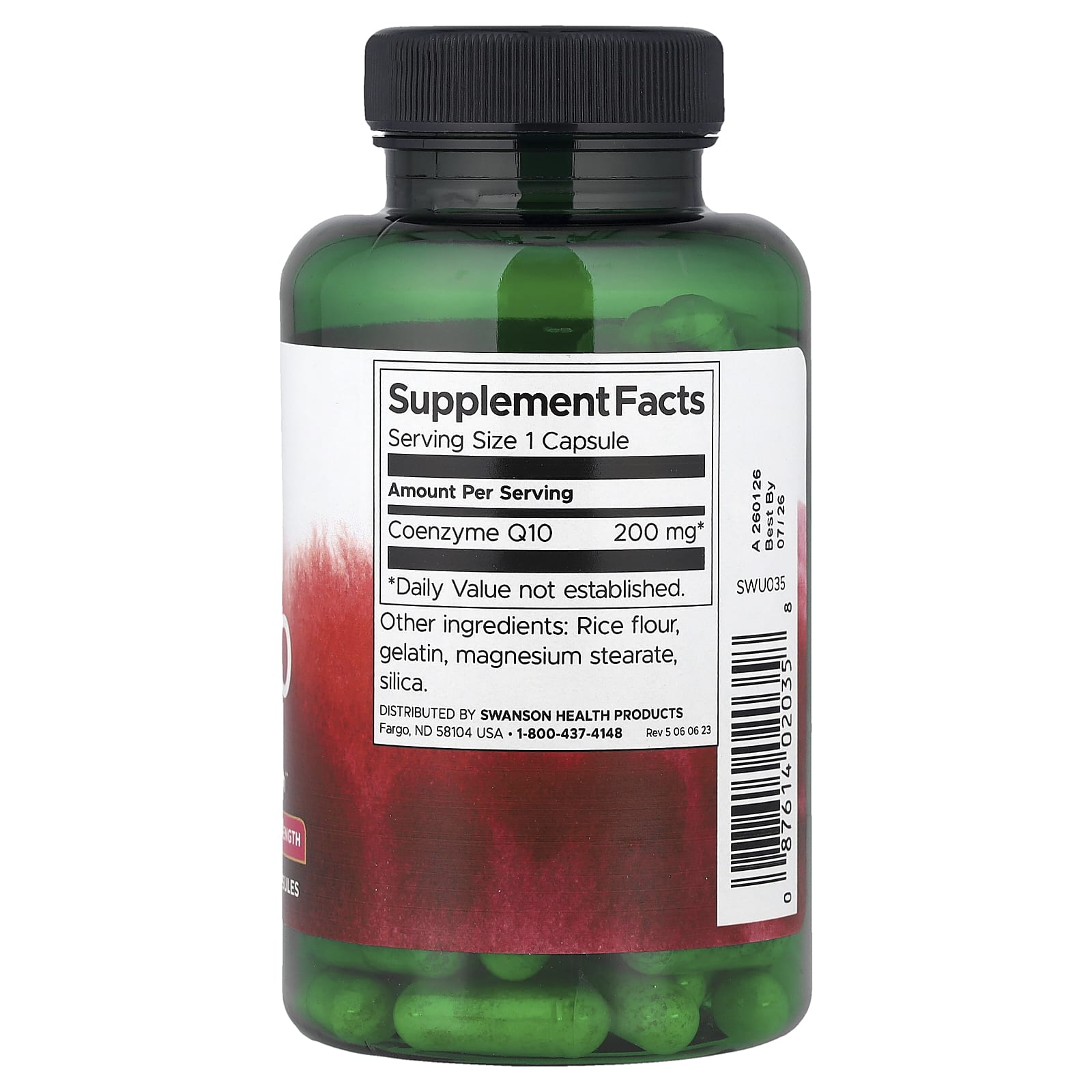 CoQ10, 200 mg, 90 cápsulas gelatinosas, Swanson
