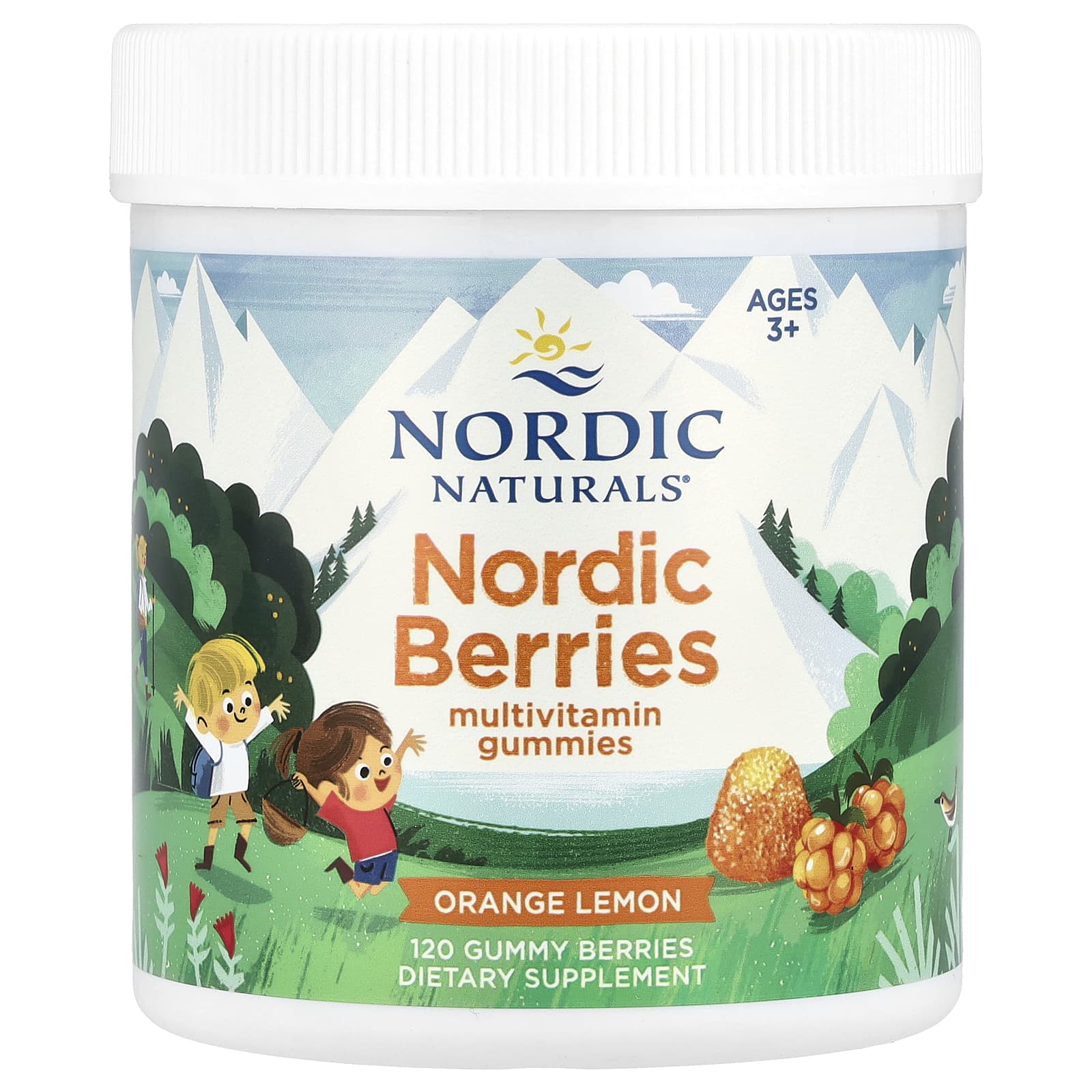 Multivitamínico Nordic Berries - 120 gomas de frutas vermelhas, Nordic Naturals