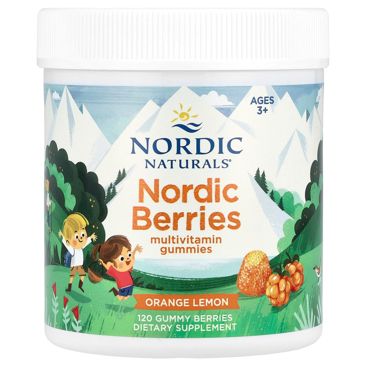 Multivitamínico Nordic Berries - 120 gomas de frutas vermelhas, Nordic Naturals