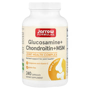 Glucosamina + Condroitina + MSM - 240 cápsulas, Jarrow Formulas