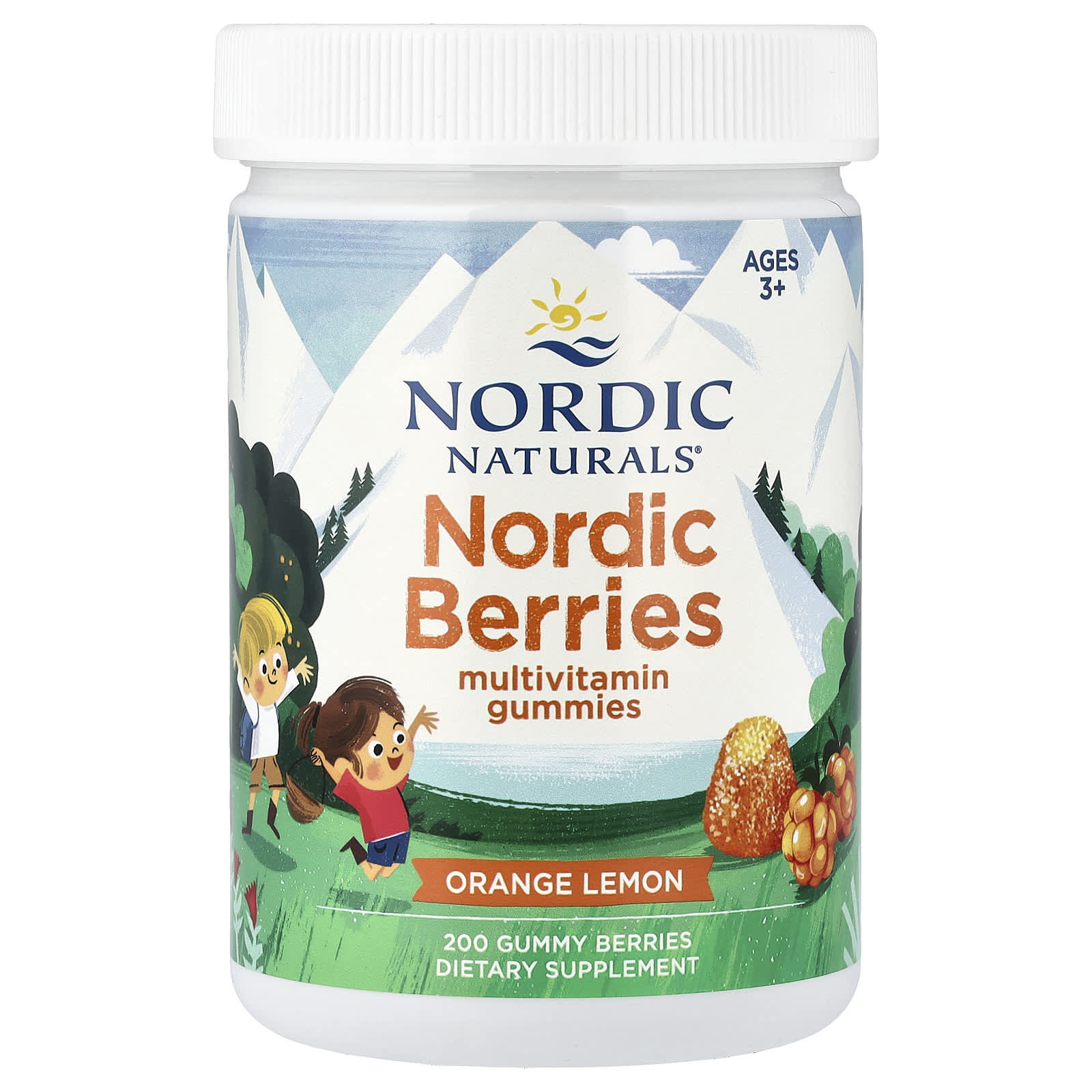 Multivitamínico Nordic Berries - 200 gomas de frutas vermelhas, Nordic Naturals