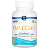 Ômega-3 - 690mg Limão (Gelatina de Peixe) - 60 cápsulas gelatinosas, Nordic Naturals