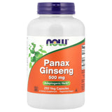 Panax Ginseng - 500mg, 250 caps, Now Foods