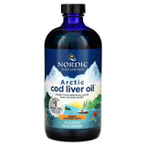 Óleo de fígado de bacalhau do Ártico - 1060 mg Laranja - 473 ml., Nordic Naturals