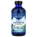 Óleo de fígado de bacalhau do Ártico, sem sabor, 237 ml (8 fl oz), Nordic Naturals