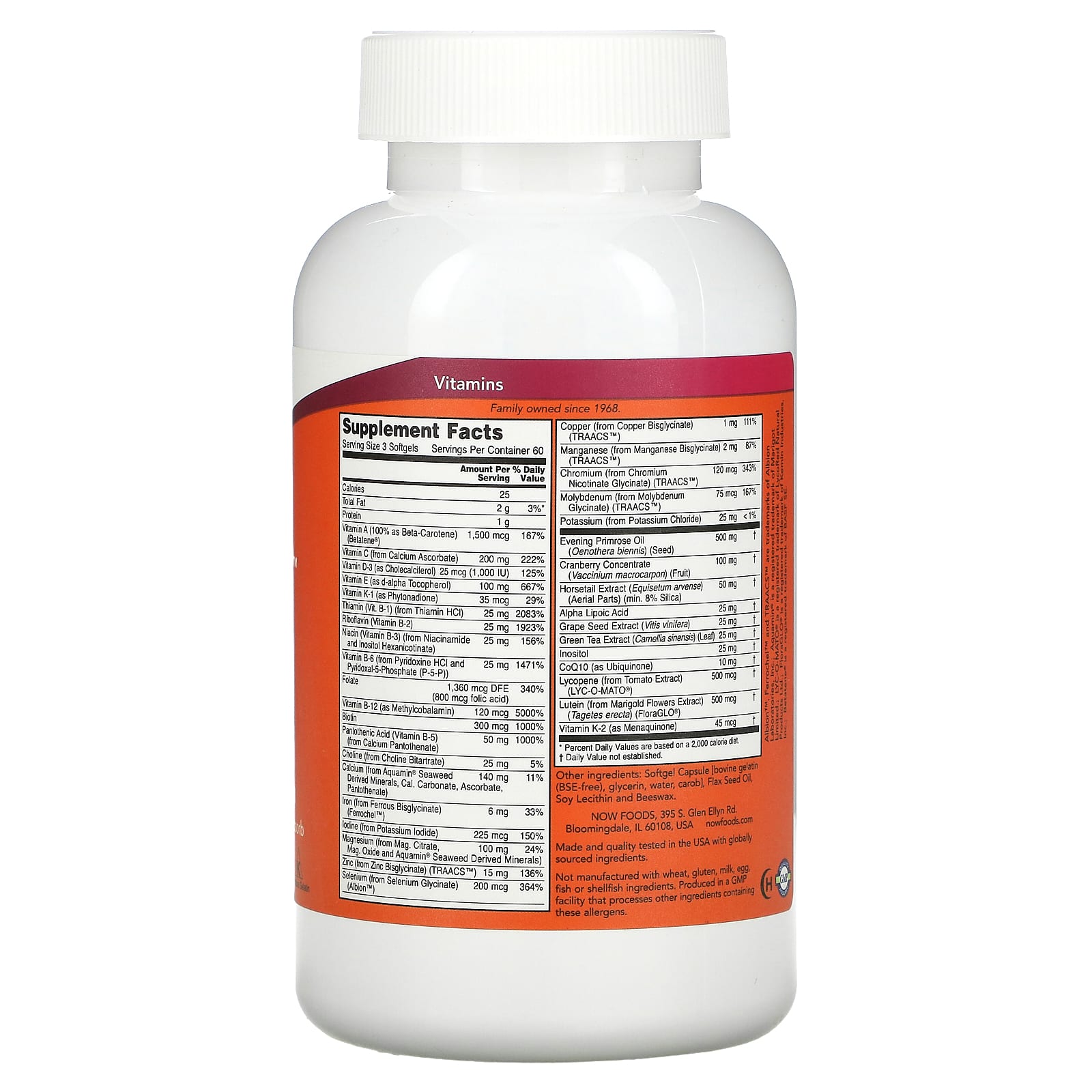 Eve Superior Multi Feminino - Eve Superior Multi Feminino, 180 softgels, Now Foods