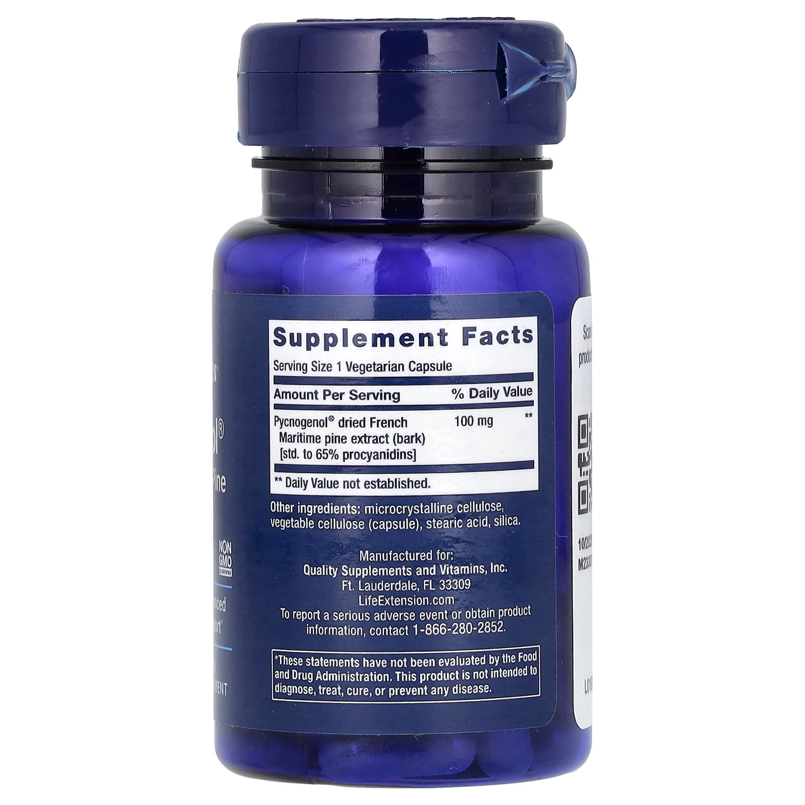 Pycnogenol, 60 Cápsulas, Life Extension