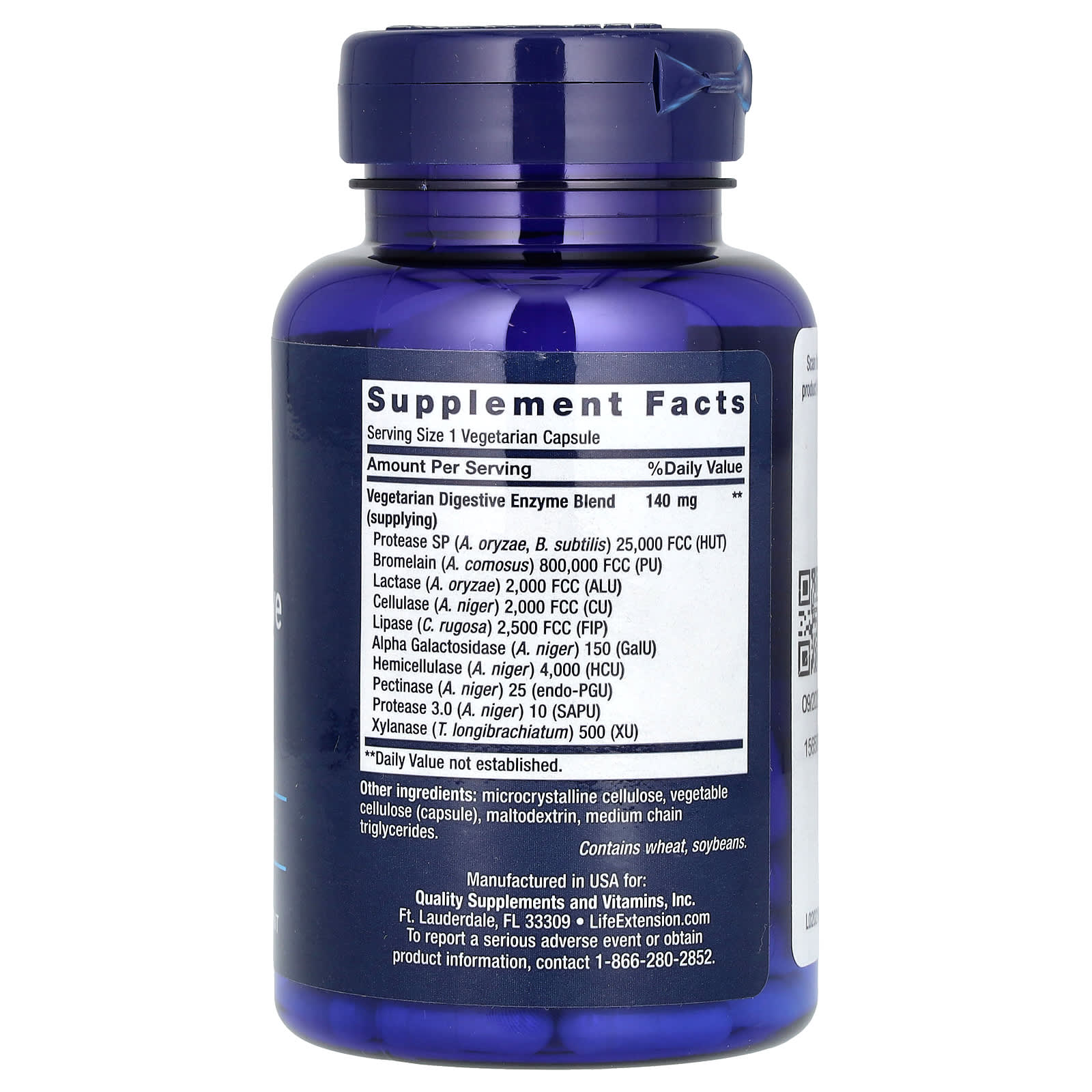 Super Enzimas Digestivas, 60 Cápsulas, Life Extension