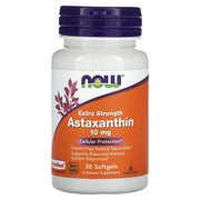 Astaxantina Extra Forte - 10mg, 30 softgels, Now Foods