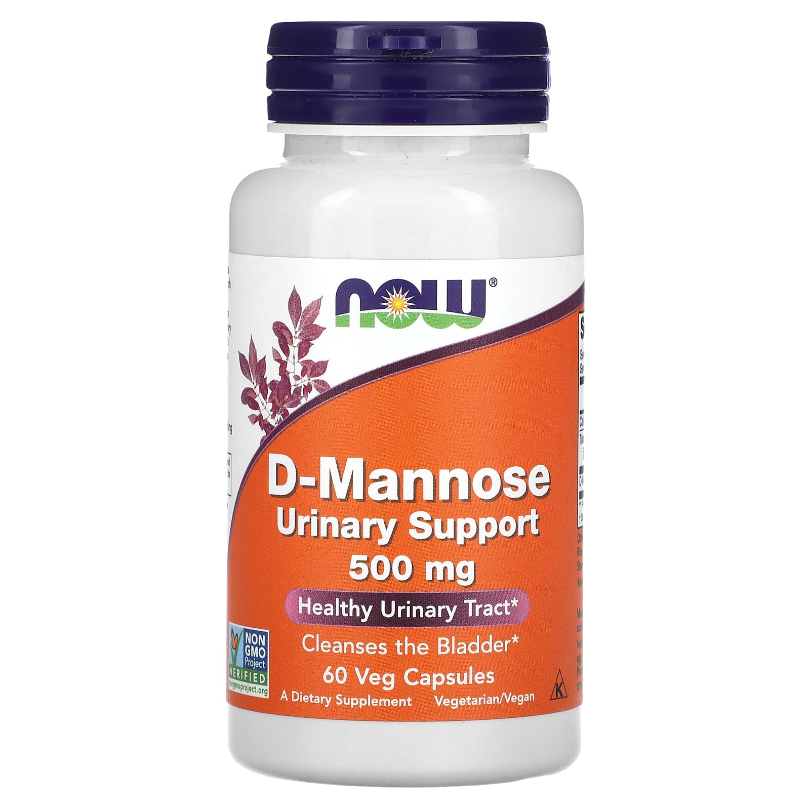 D-Manose - 500mg, 60 vcaps, Now Foods