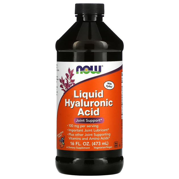 Ácido Hialurônico Líquido, 473 ml., Now Foods