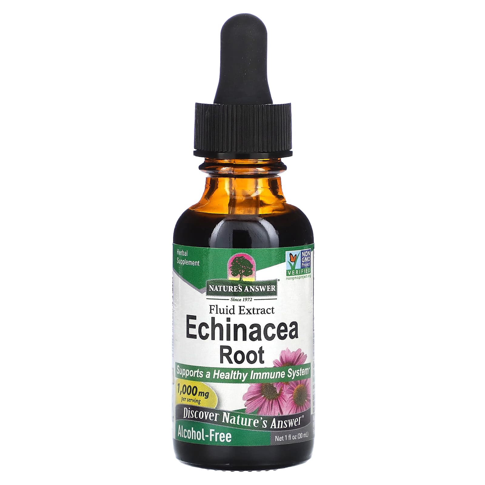 Raiz de equinácea - 1000mg - 30 ml. - Nature's Answer