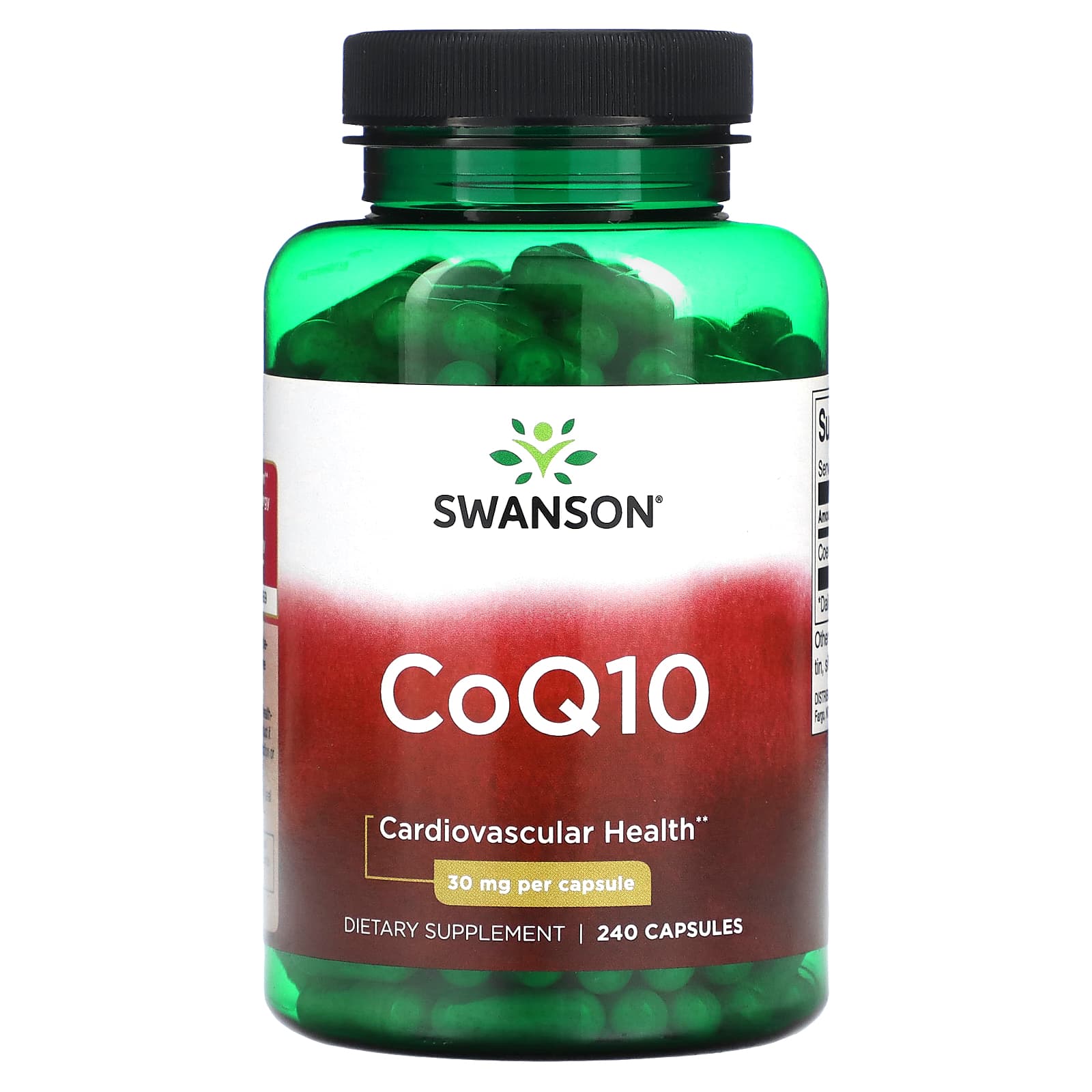 CoQ10, 30 mg, 240 cápsulas gelatinosas, Swanson