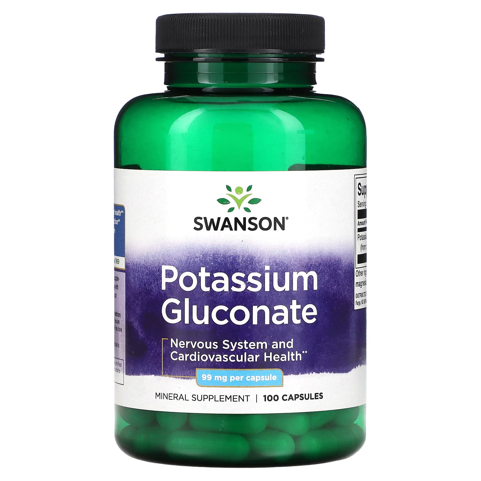 Gluconato de potássio, 99 mg