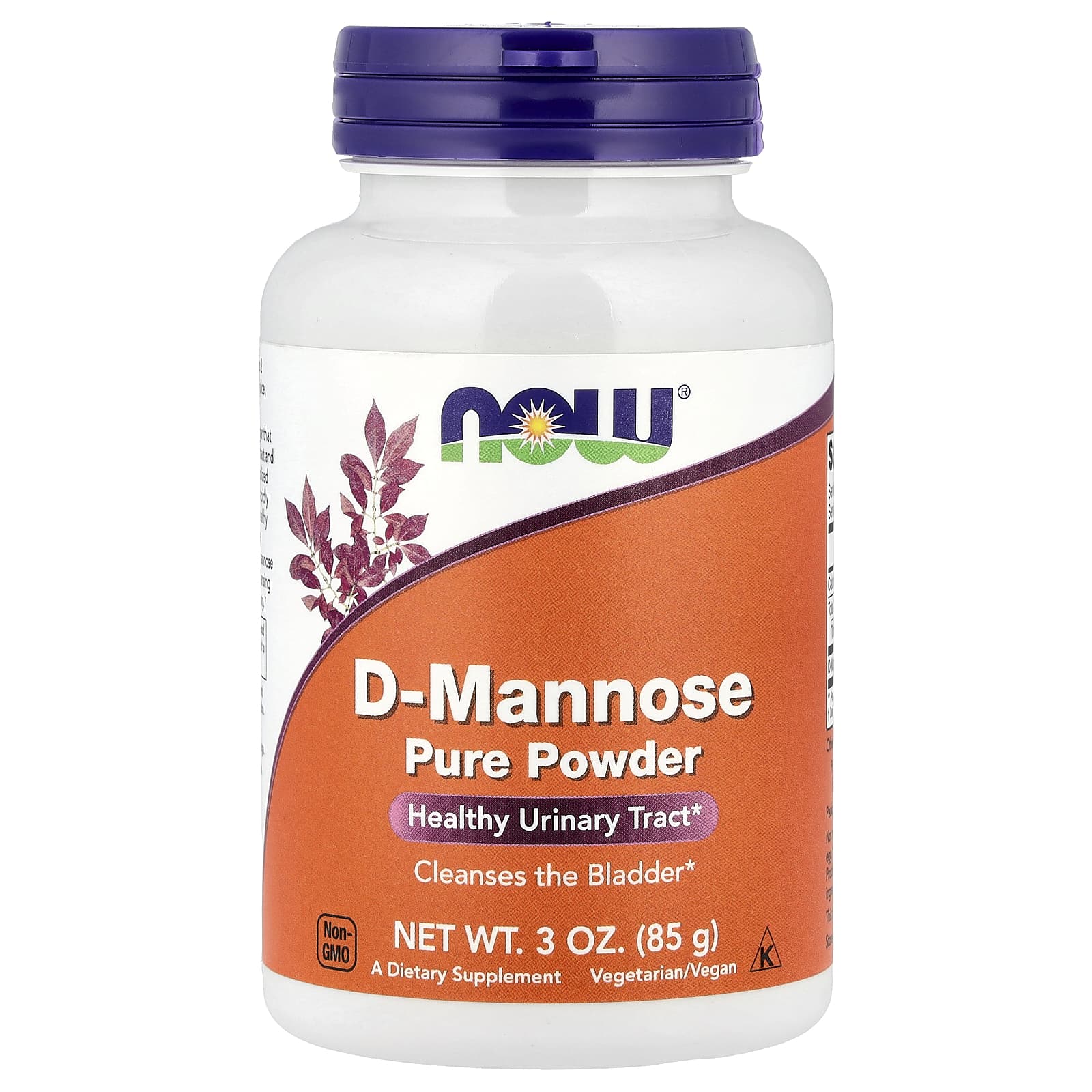 D-Manose - Pó Puro, 85 gramas, Now Foods