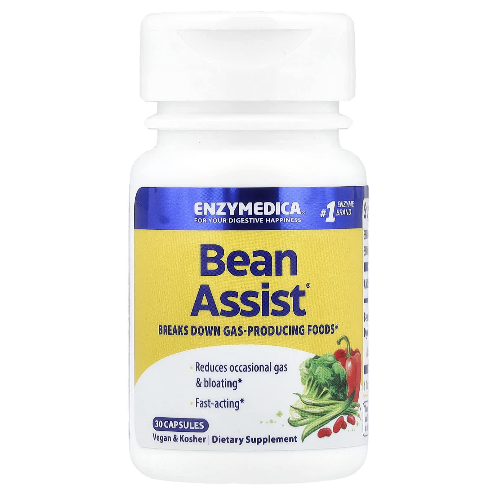 BeanAssist - 30 cápsulas - Enzymedica