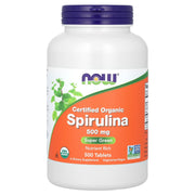 Espirulina - 500mg, 500 comprimidos, Now Foods