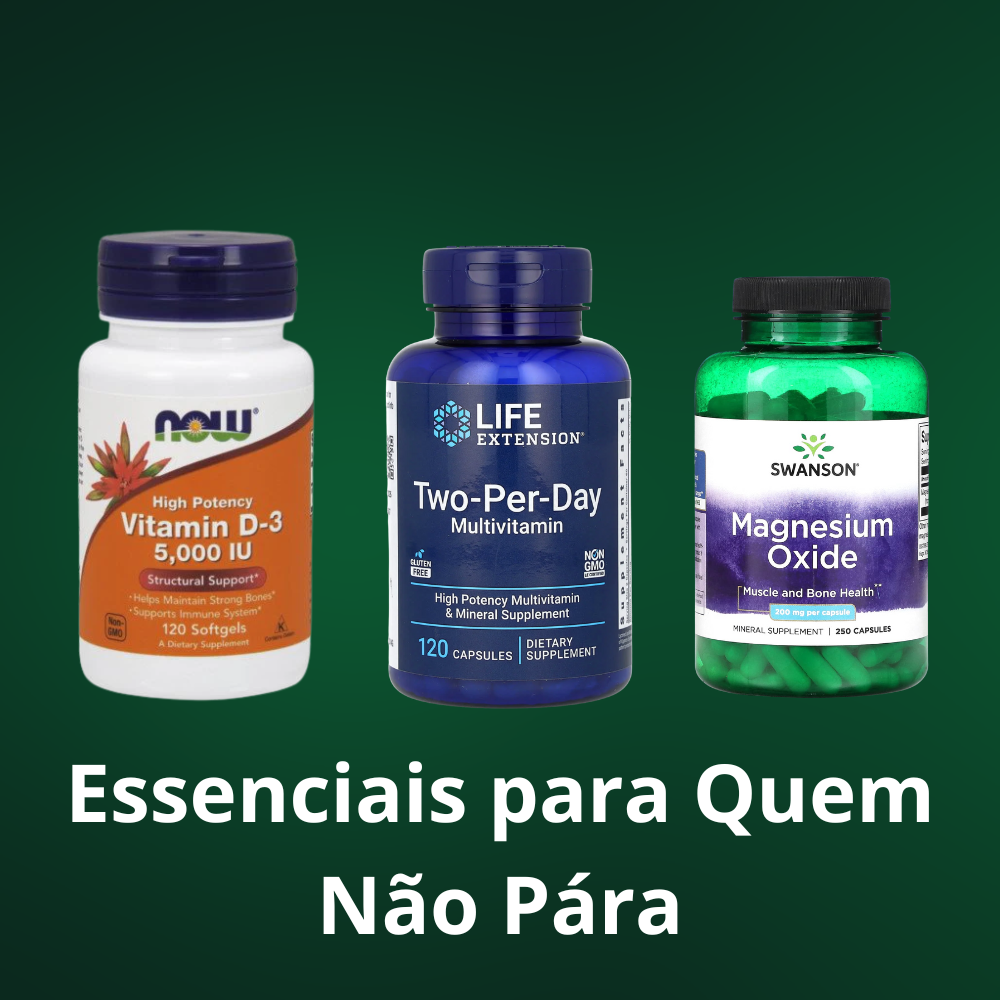 Essenciais para Quem Não Pára