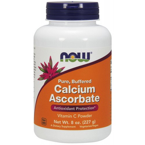 Ascorbato de cálcio em pó, 227 g, Now Foods